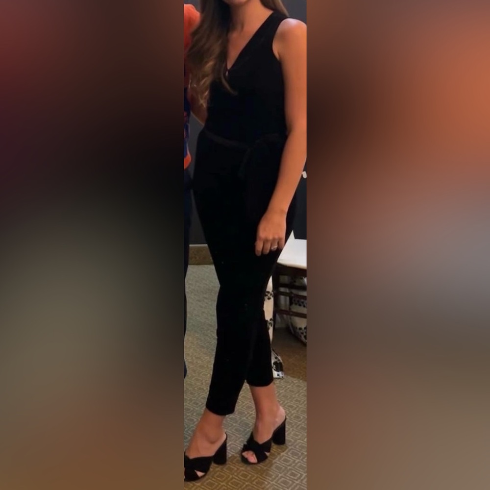 Banana Republic Velvet Jumpsuit